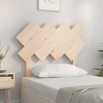 Hoofdbord 92x3x81 cm massief grenenhout 1