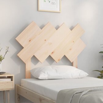 Hoofdbord 92x3x81 cm massief grenenhout 3