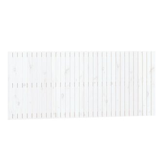 Wandhoofdbord 204x3x90 cm massief grenenhout wit 2