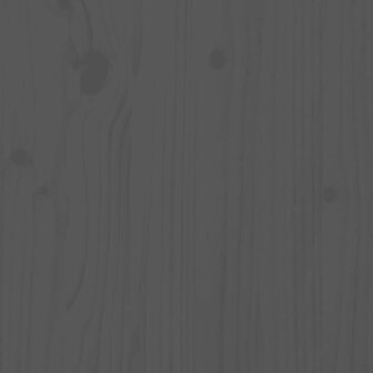 Wandhoofdbord 159,5x3x90 cm massief grenenhout grijs 7