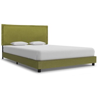 Bedframe zonder matras 135x190 cm groen 1