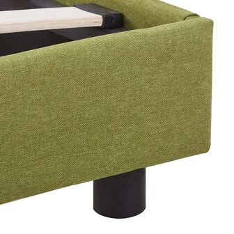 Bedframe zonder matras 135x190 cm groen 6
