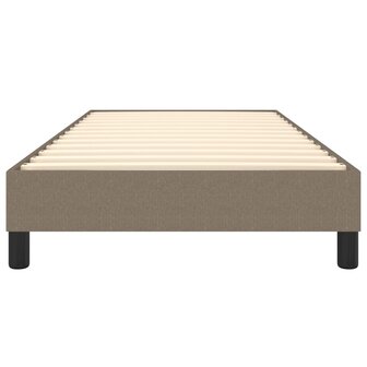 Bedframe zonder matras 90x190 cm stof taupe 5
