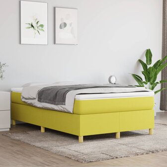 Bedframe zonder matras 120x200 cm stof groen 1