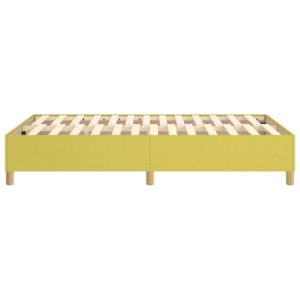 Bedframe zonder matras 120x200 cm stof groen 6
