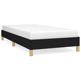 Bedframe zonder matras 90x200 cm stof zwart 2