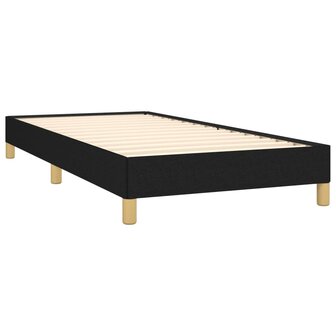 Bedframe zonder matras 90x200 cm stof zwart 4