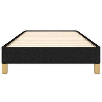 Bedframe zonder matras 90x200 cm stof zwart 5