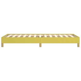 Bedframe stof groen 90x200 cm 6
