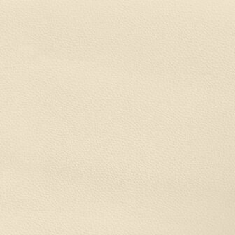 Bedframe kunstleer cr&egrave;mekleurig 80x200 cm 8