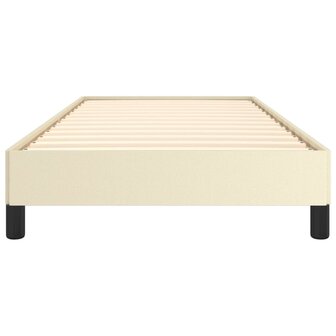 Bedframe kunstleer cr&egrave;mekleurig 100x200 cm 5
