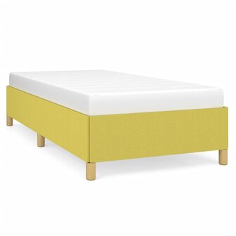 Bedframe zonder matras 100x200 cm stof groen 2
