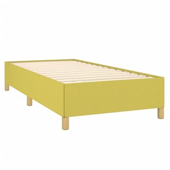 Bedframe zonder matras 100x200 cm stof groen 4