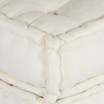 Modulaire poef 70x70x54 stof cr&egrave;me 9