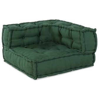 Poef modulair 70x70x54 stof groen 6
