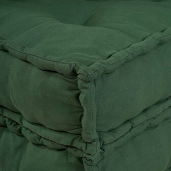 Poef modulair 70x70x54 stof groen 7