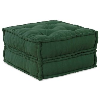 Poef modulair 70x70x36 stof groen 1