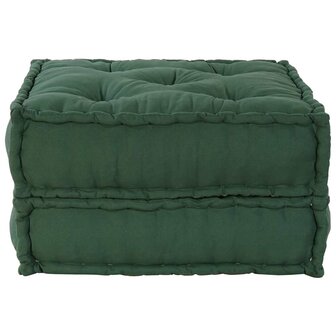 Poef modulair 70x70x36 stof groen 2