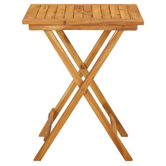 Tuintafel inklapbaar 60x60x75 cm massief acaciahout 4