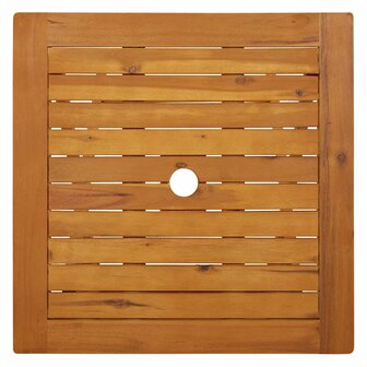 Tuintafel inklapbaar 60x60x75 cm massief acaciahout 7