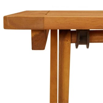 Tuintafel inklapbaar 60x60x75 cm massief acaciahout 9