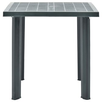 Tuintafel 80x75x72 cm kunststof groen 2