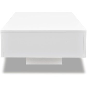 Salontafel hoogglans wit   4