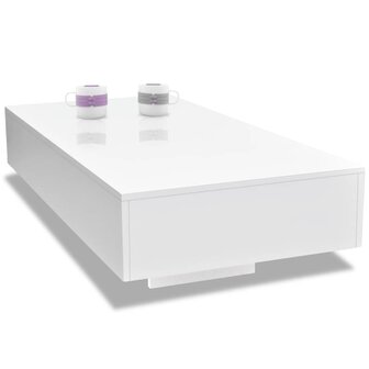 Salontafel hoogglans wit   5