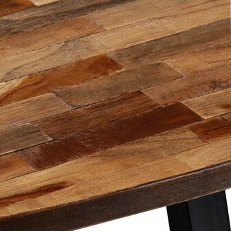 Salontafel ovaal 120x60x30 cm massief gerecycled teakhout 7