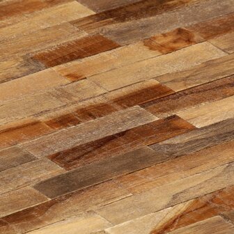 Salontafel ovaal 120x60x30 cm massief gerecycled teakhout 9
