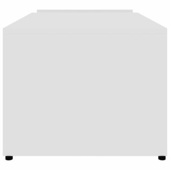 Salontafel 90x45x35 cm bewerkt hout wit 5