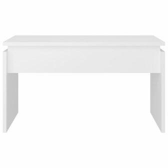 Salontafel 68x50x38 cm bewerkt hout wit 5