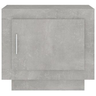 Salontafel 51x50x45 cm bewerkt hout betongrijs 3