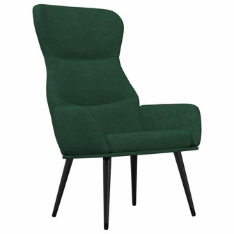 Relaxstoel fluweel donkergoen 2