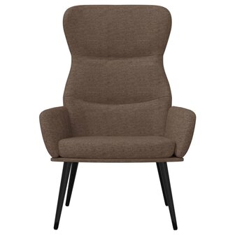 Relaxstoel stof taupe 3