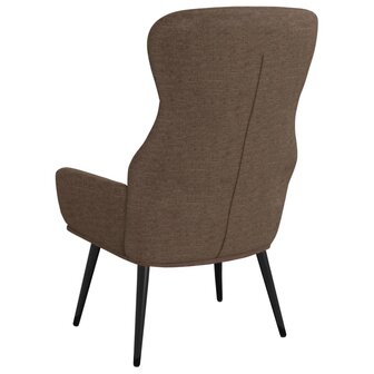 Relaxstoel stof taupe 5