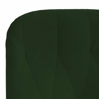 Relaxstoel fluweel donkergoen 6