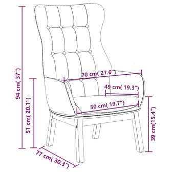 Relaxstoel stof lichtgrijs 7