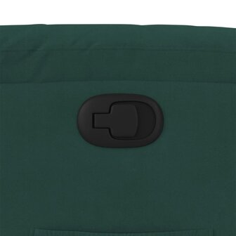 Fauteuil verstelbaar fluweel donkergroen 9