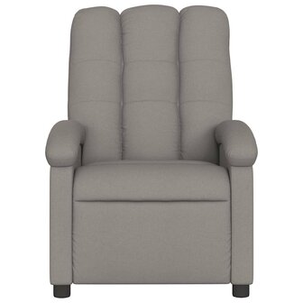 Massagestoel verstelbaar stof taupe 4