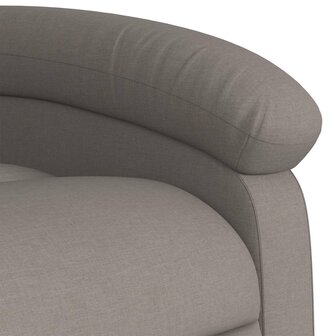 Massagestoel verstelbaar stof taupe 9