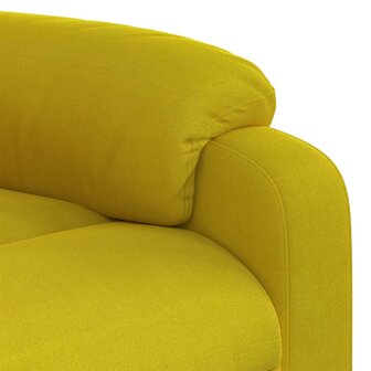 Massagestoel verstelbaar fluweel geel 9