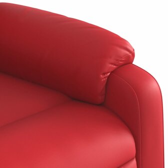 Massagestoel verstelbaar kunstleer rood 9