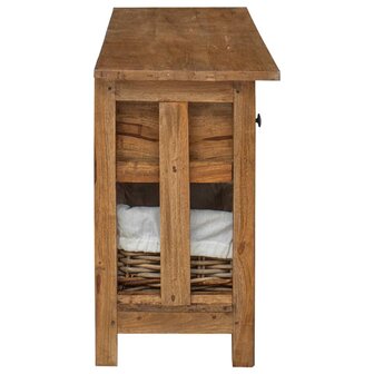 Dressoir 100x30x50 cm massief mahoniehout 4