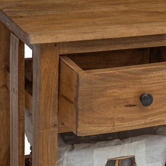 Dressoir 100x30x50 cm massief mahoniehout 6