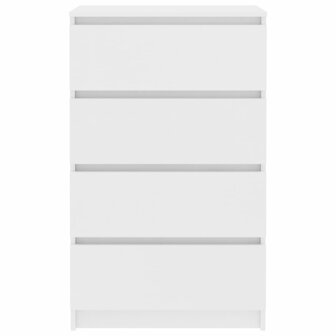 Dressoir 60x35x98,5 cm bewerkt hout wit 4
