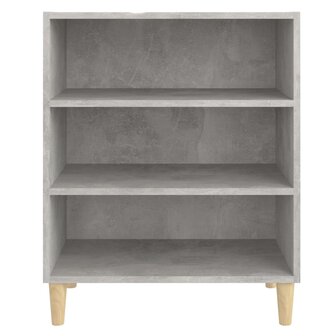 Dressoir 57x35x70 cm bewerkt hout betongrijs 4
