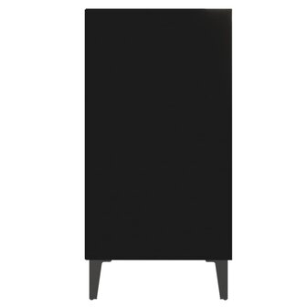 Dressoir 57x35x70 cm bewerkt hout zwart 5