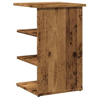 Dressoir 35x35x55 cm bewerkt hout oud houtkleurig 6