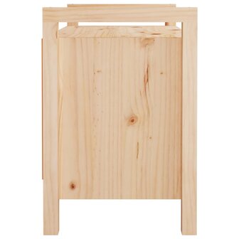 Halbankje 80x40x60 cm massief grenenhout 5
